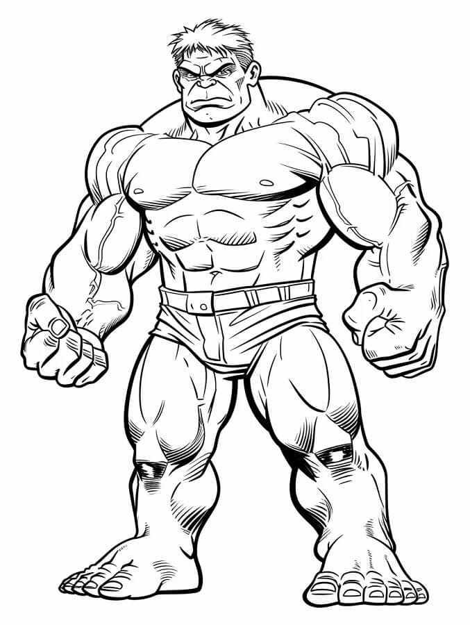 Hulk (9) Boyama Sayfası