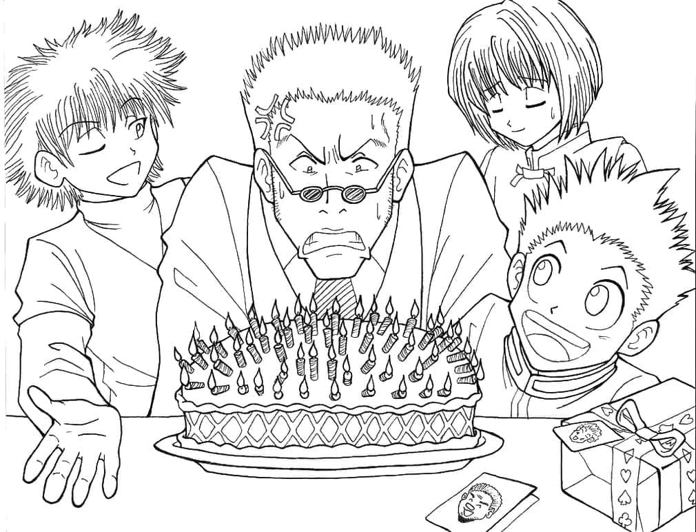 Hunter x Hunter (18) Boyama Sayfası