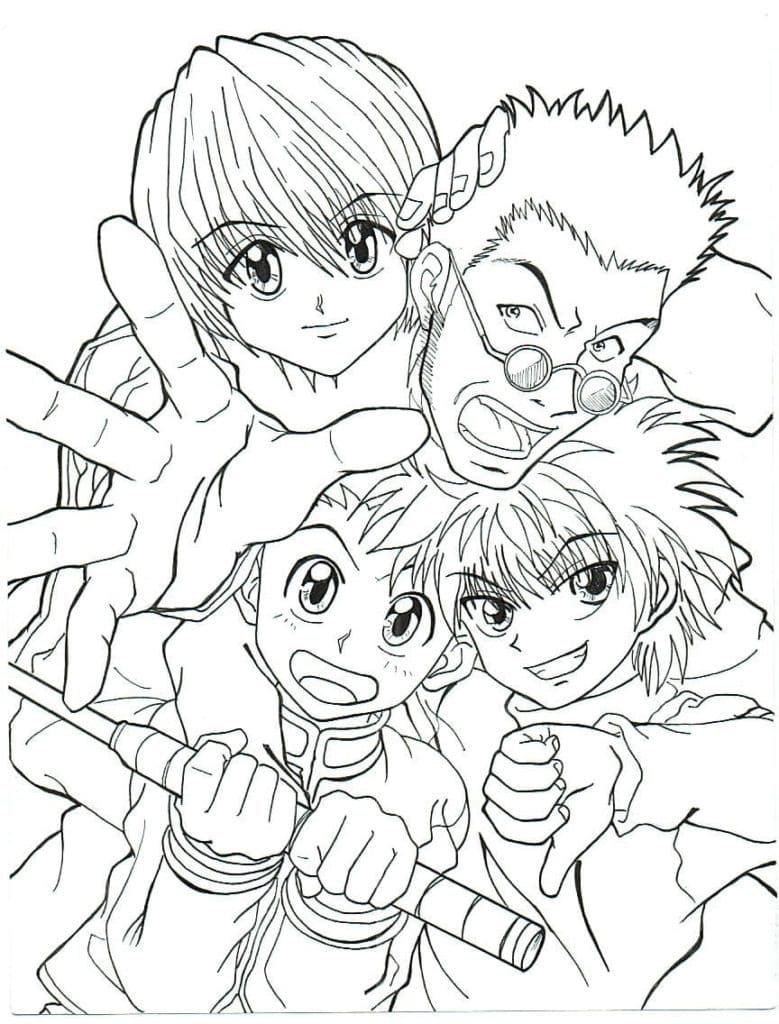 Hunter x Hunter (24) Boyama Sayfası