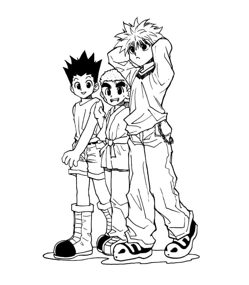 Hunter x Hunter (36) Boyama Sayfası