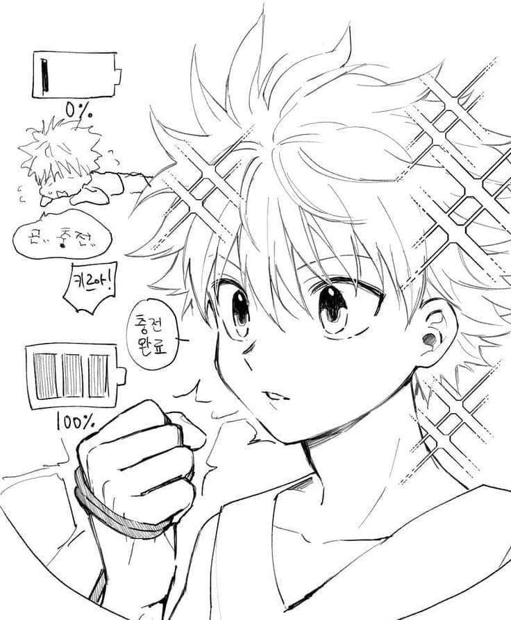 Hunter x Hunter (8) Boyama Sayfası