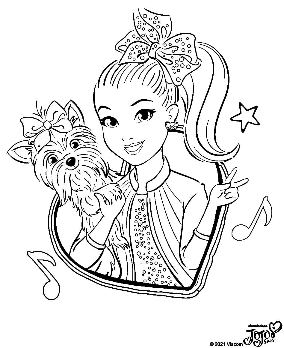 Jojo Siwa Boyama Sayfaları