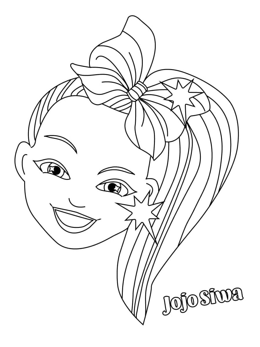 Jojo Siwa Çocuklar İçin Boyama Sayfası