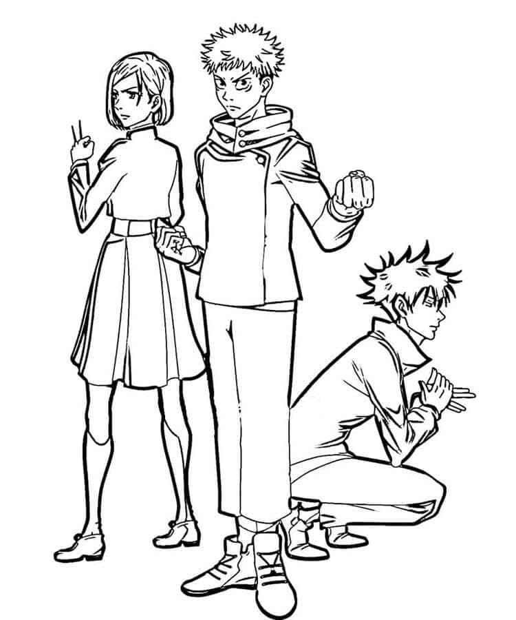 Jujutsu Kaisen (6) Boyama Sayfası