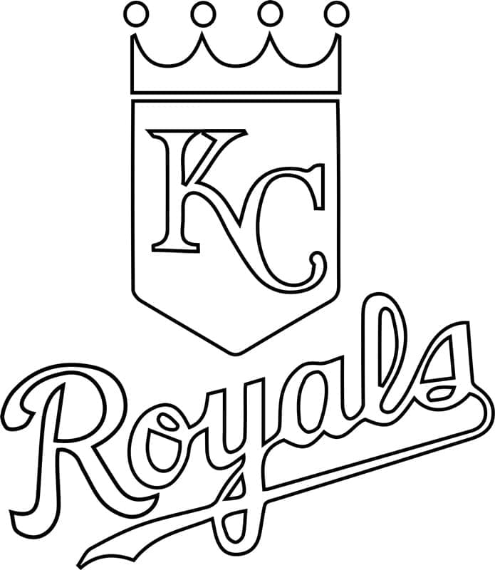 Kansas City Royals Logo Boyama Sayfası