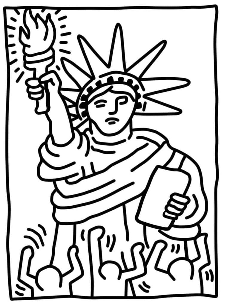 Keith Haring Boyama Sayfaları