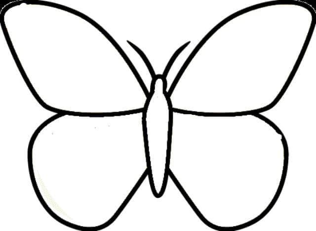 Kelebek (10) Boyama Sayfası