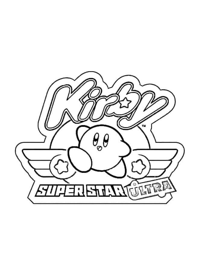 Kirby Boyama Kağıdı Boyama Sayfası