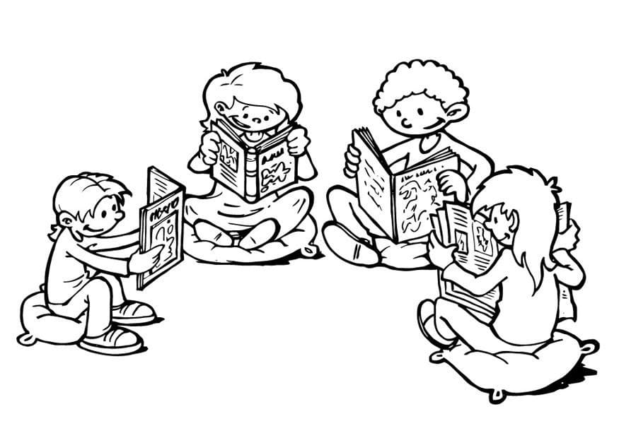 Kitap Yazdır Boyama Sayfası