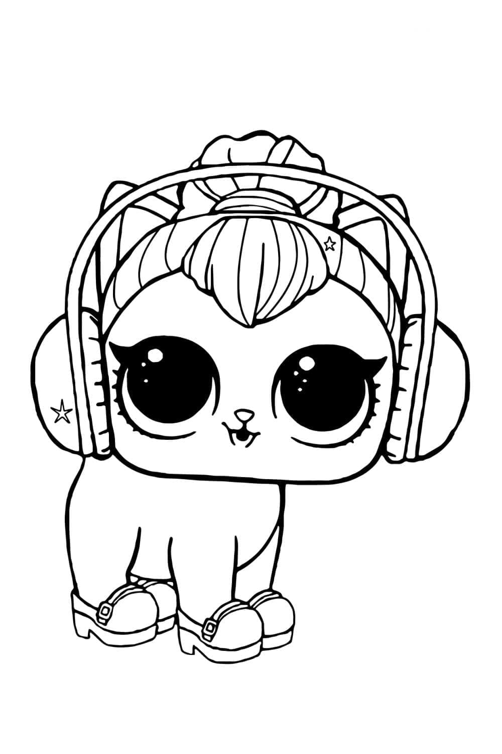 Kitty from LOL Pets Boyama Sayfası