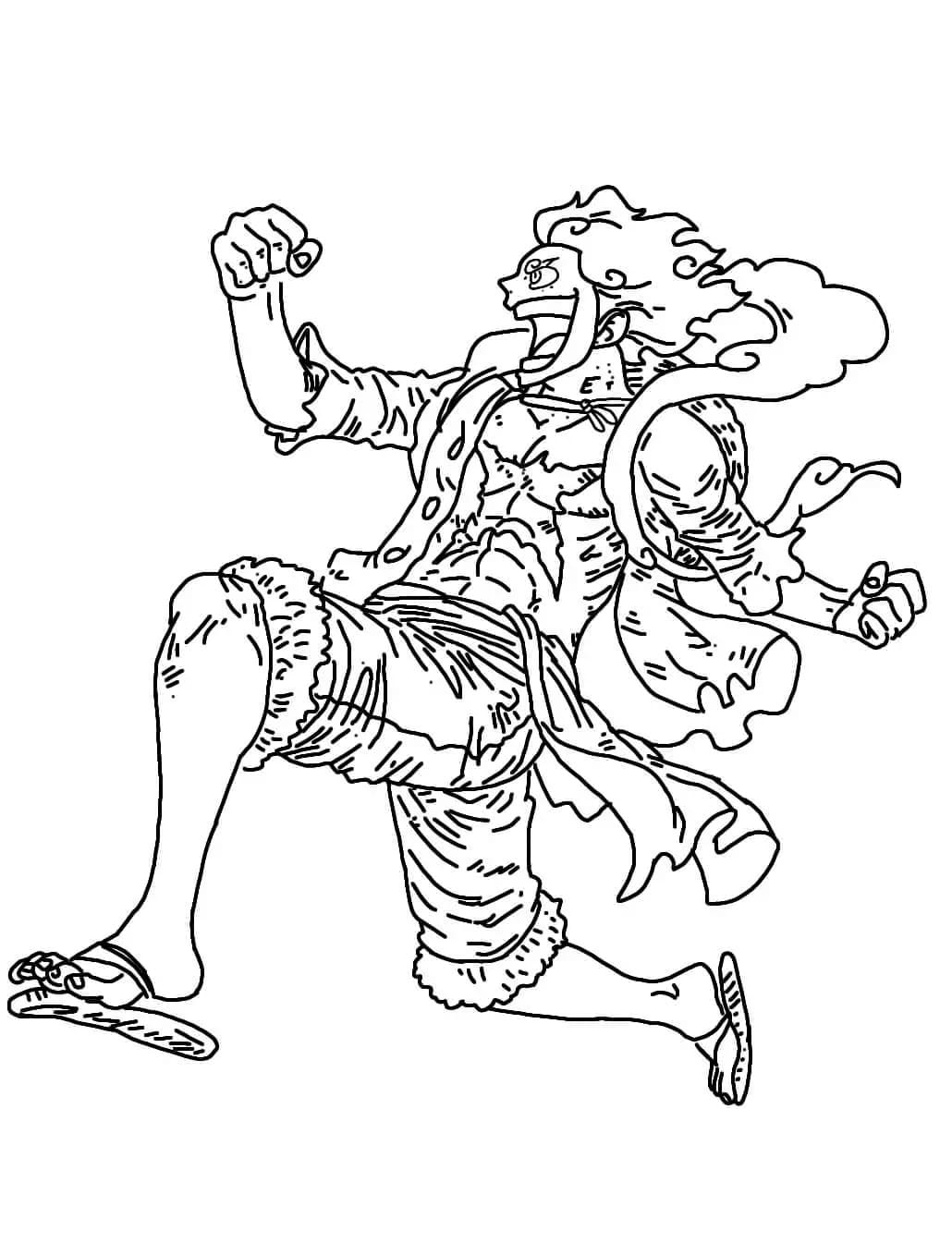 Luffy Boyama Sayfaları