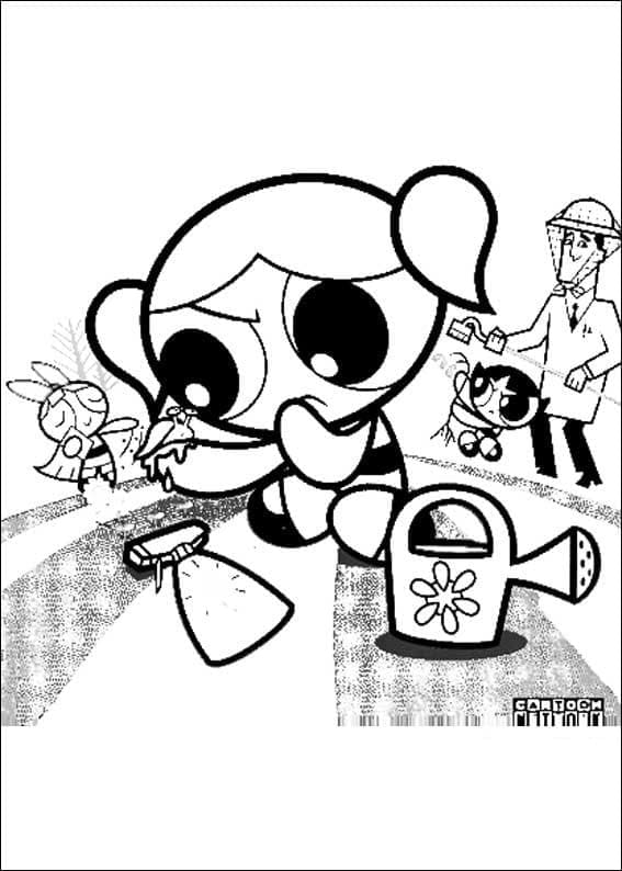 Komik Powerpuff Girls Boyama Sayfası