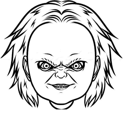 Kötü Chucky Boyama Sayfası