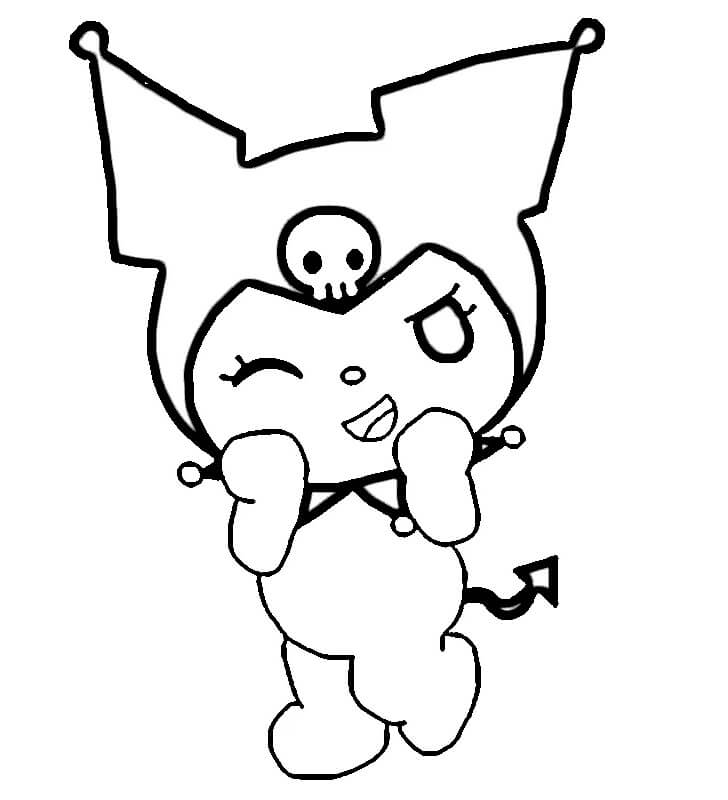 Kuromi (4) Boyama Sayfası