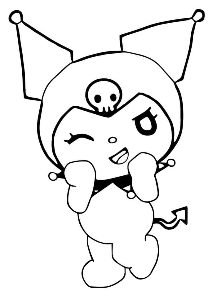 Kuromi (6) Boyama Sayfası