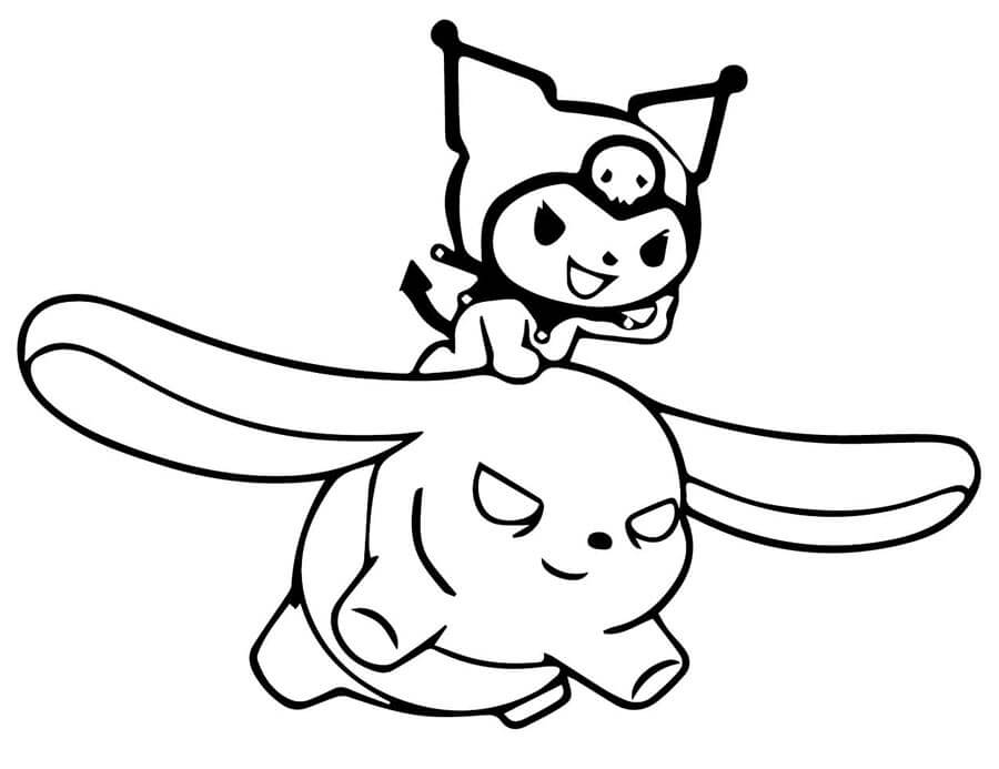 Kuromi (7) Boyama Sayfası