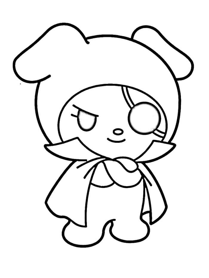Kuromi (9) Boyama Sayfası