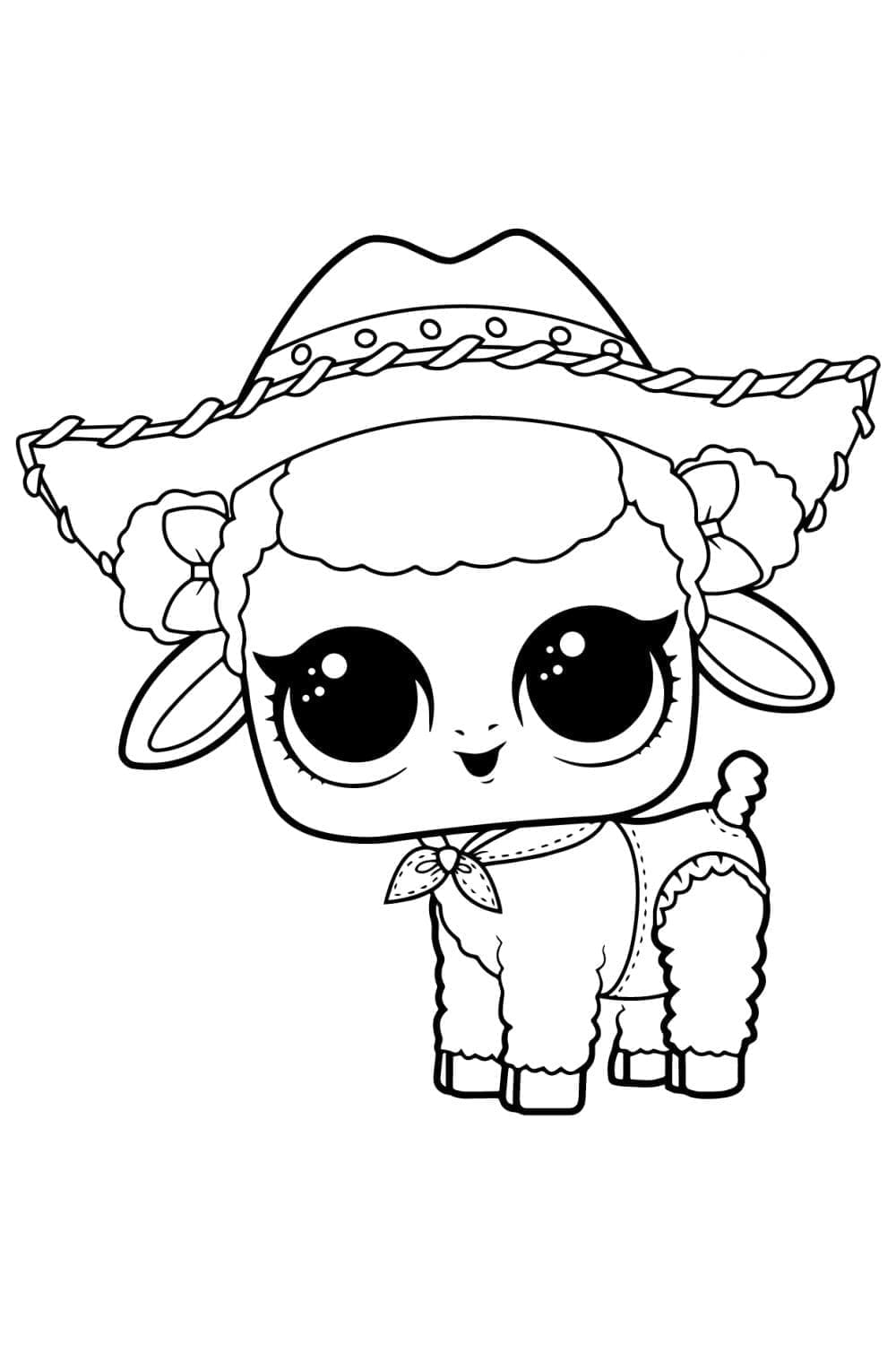 Lamb Dancer LOL Pets Boyama Sayfası