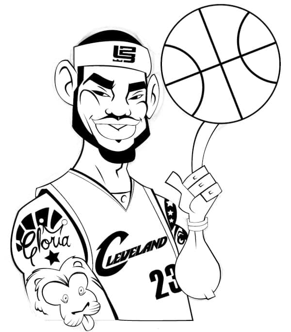 LeBron James Resim Boyama Sayfası