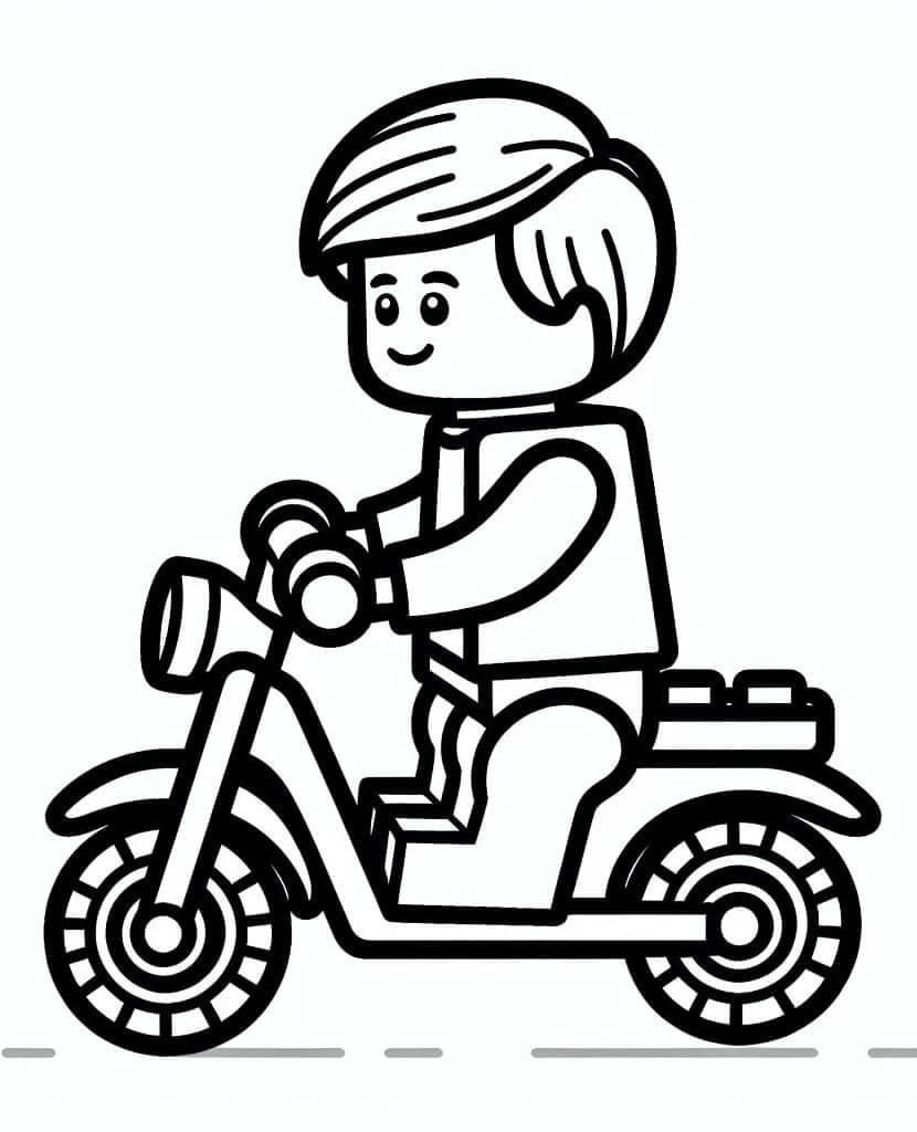 Lego Bedava Baskı Boyama Sayfası