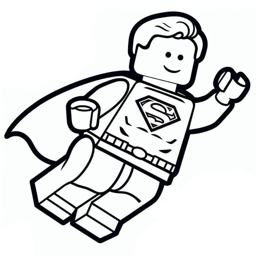 Lego Ücretsiz Görsel Boyama Sayfası