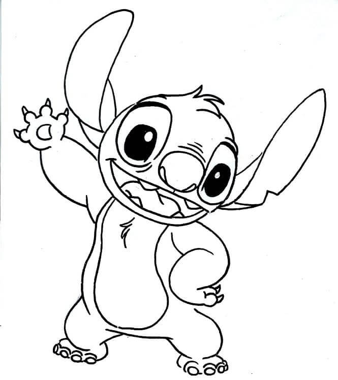 Lilo ve Stitch (1) Boyama Sayfası