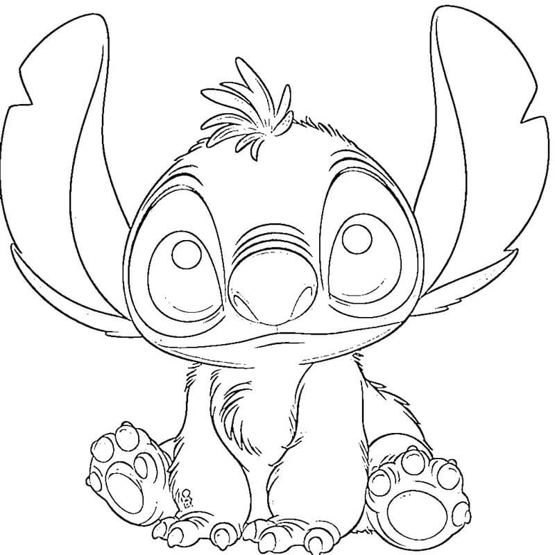 Lilo ve Stitch (4) Boyama Sayfası