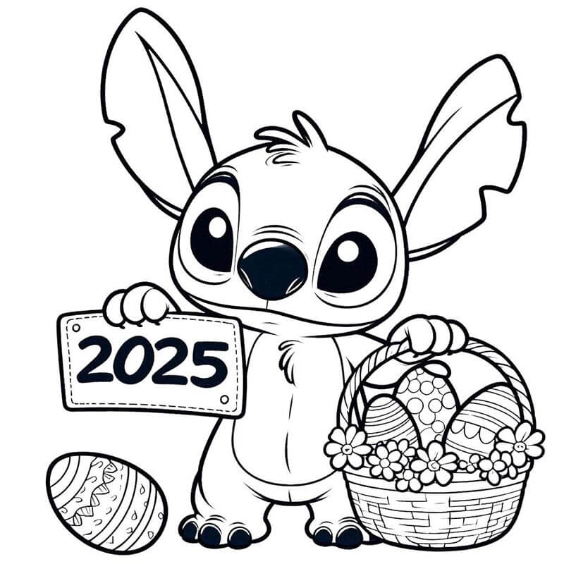 Lilo ve Stitch (8) Boyama Sayfası