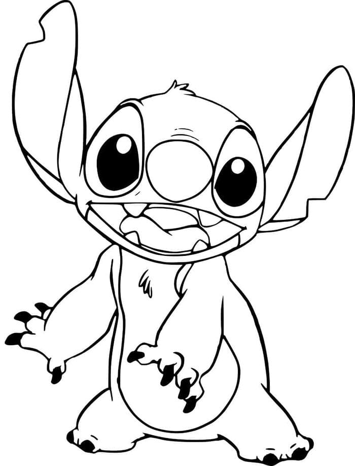 Lilo ve Stitch yazdırılabilir resim Boyama Sayfası