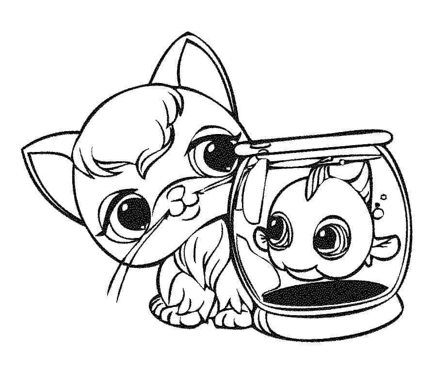 Littlest Pet Shop (7) Boyama Sayfası