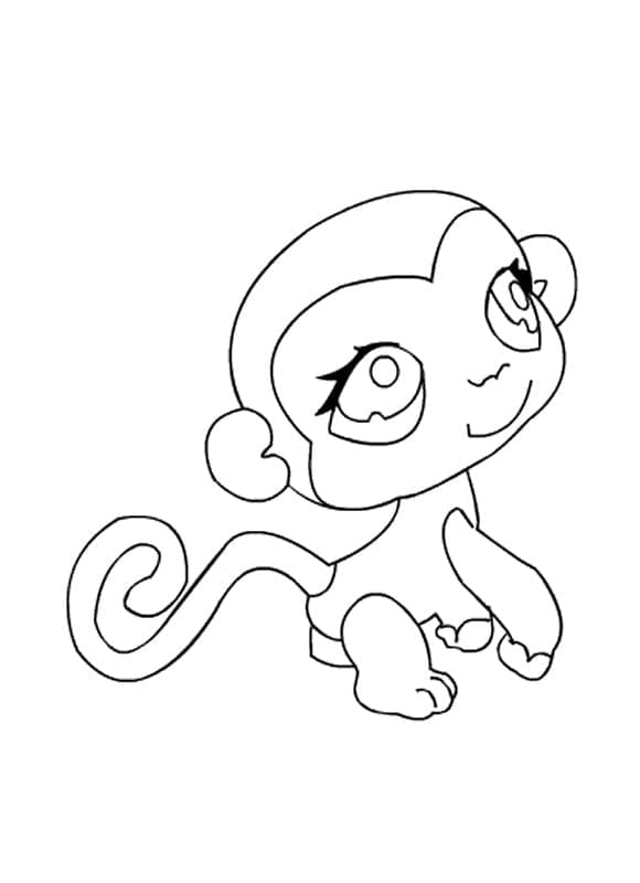 Littlest Pet Shop Çıktı Resmi Boyama Sayfası