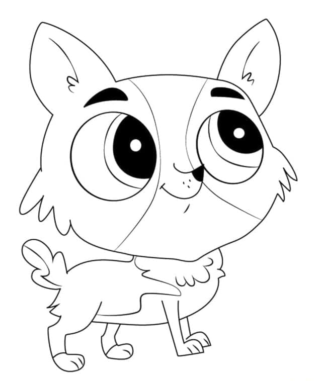 Littlest Pet Shop Çıktı için Uygun Boyama Sayfası