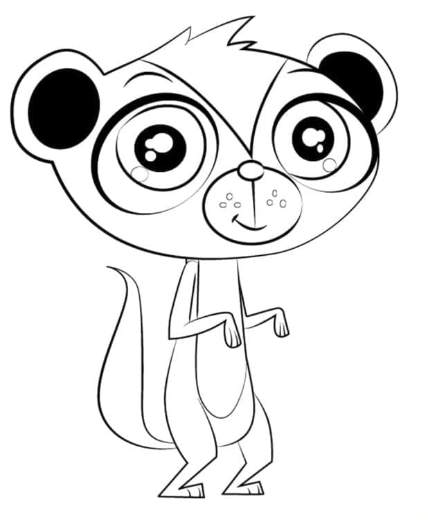 Littlest Pet Shop Fiyatsız Verilen Boyama Sayfası