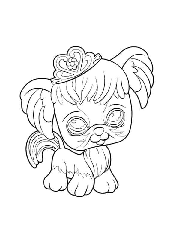 Littlest Pet Shop Parasız Resim Boyama Sayfası