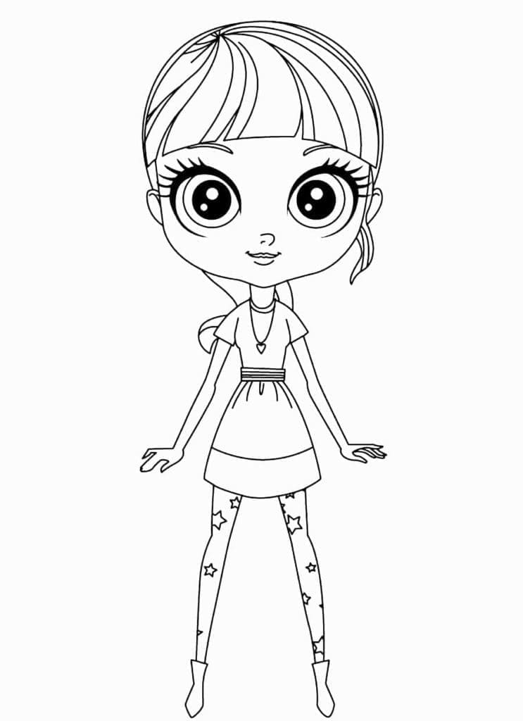 Littlest Pet Shop Parasız Boyama Sayfası