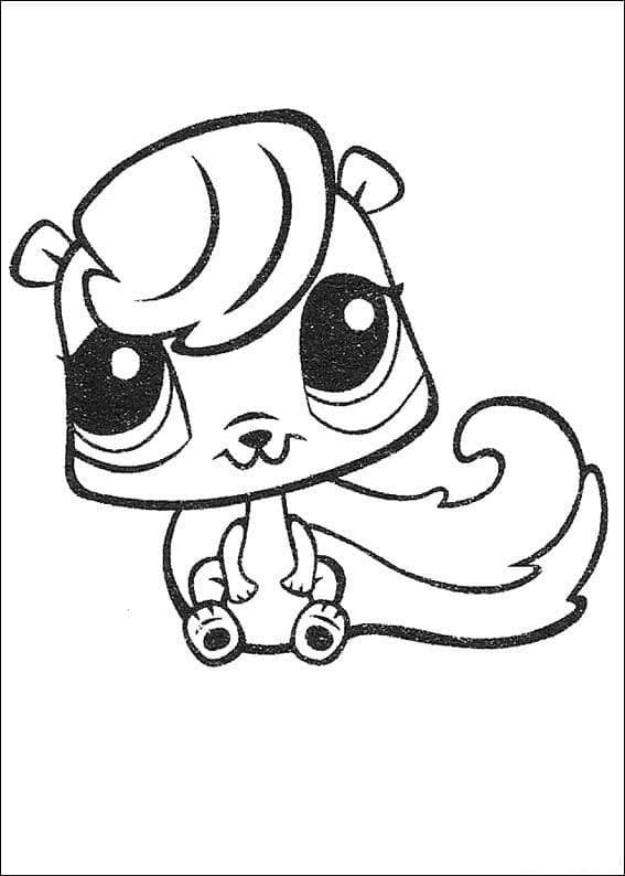 Littlest Pet Shop Renklendirme Boyama Sayfası