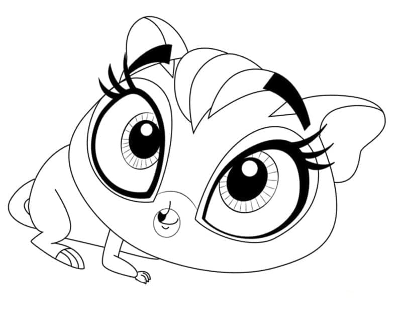 Littlest Pet Shop Yazdırma Ücretsiz Boyama Sayfası