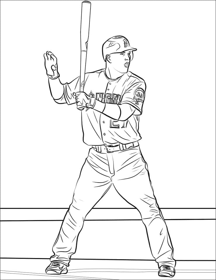 MLB Mike Trout Boyama Sayfası