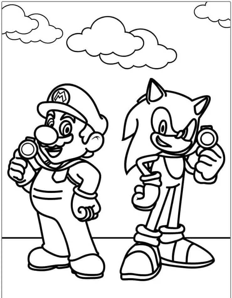 Mario (7) Boyama Sayfası