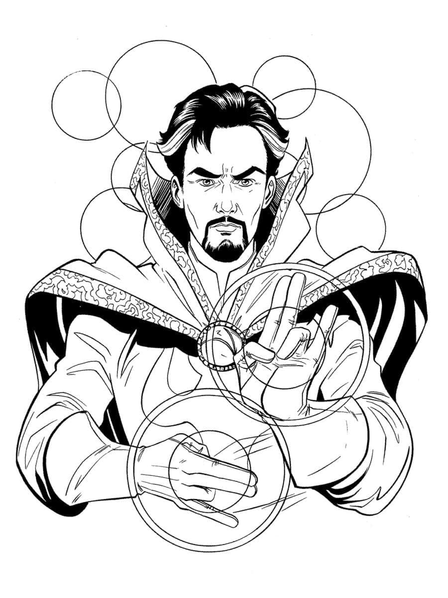 Marvel Doktor Strange Boyama Sayfası