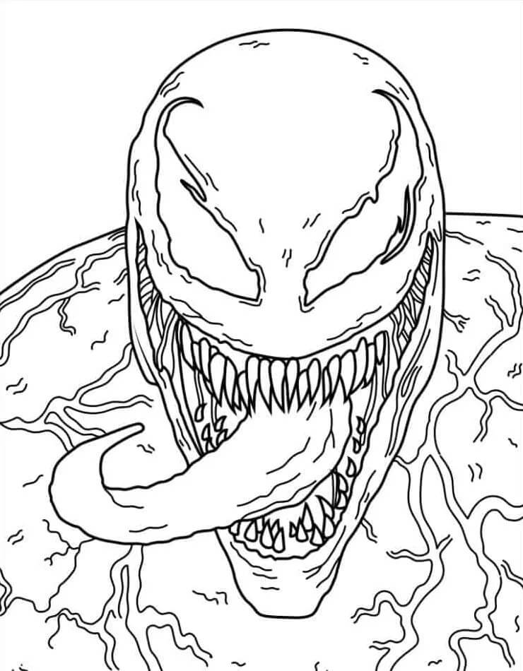 Marvel Venom Boyama Sayfası