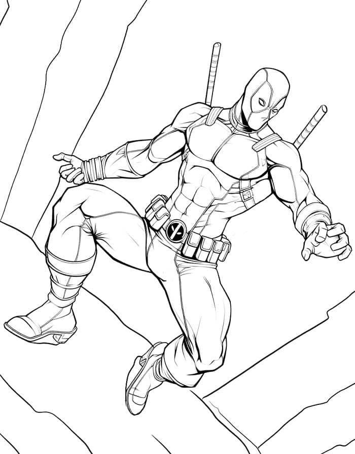 Marvel’den Deadpool Boyama Sayfası