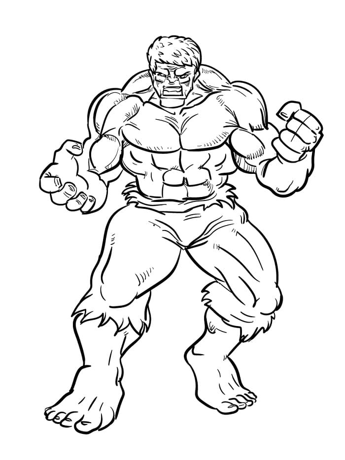 Marvel’den Hulk Boyama Sayfası