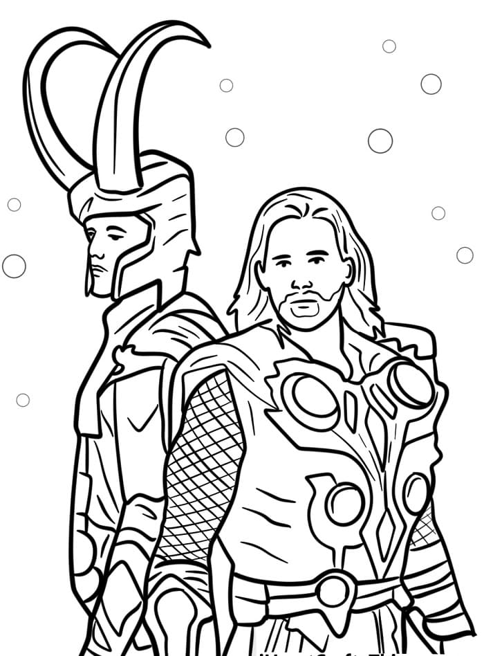 Marvel’den Thor Boyama Sayfası