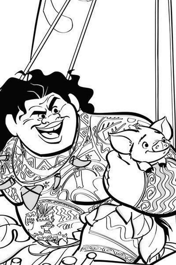 Maui Moana Boyama Sayfası