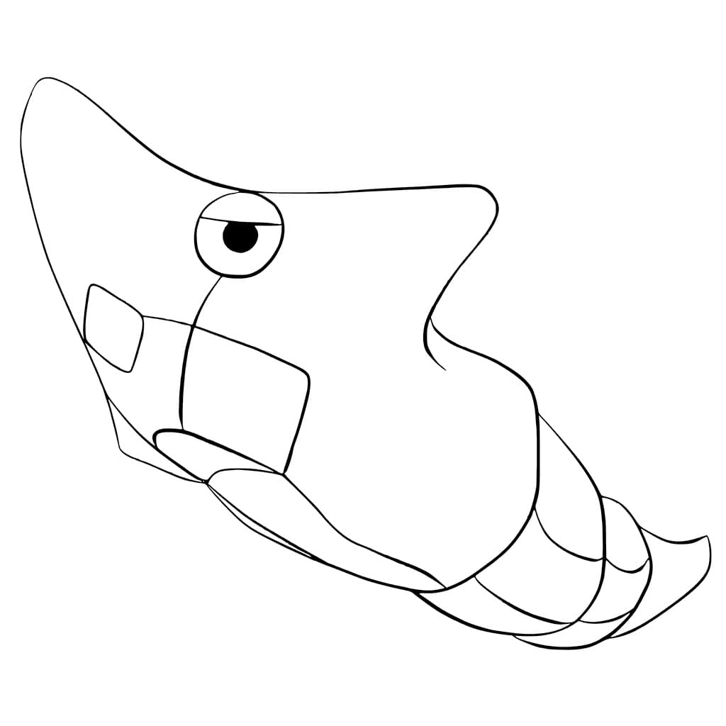 Metapod Pokemon Boyama Sayfası