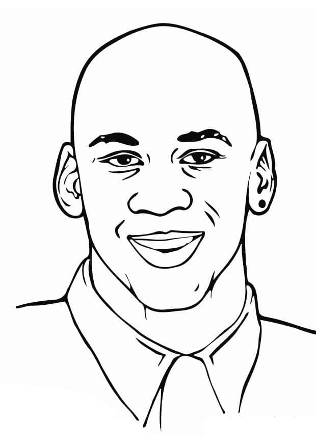 Michael Jordan Resim Boyama Sayfası