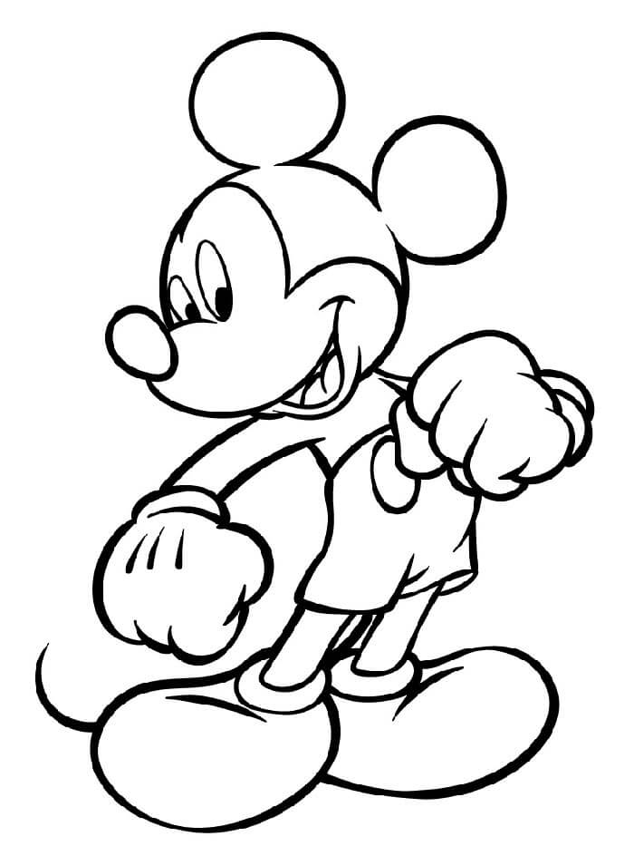 Mickey Mouse (1) Boyama Sayfası