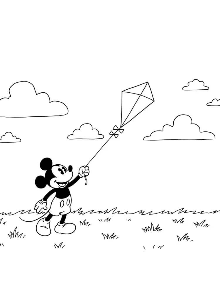 Mickey Mouse (10) Boyama Sayfası