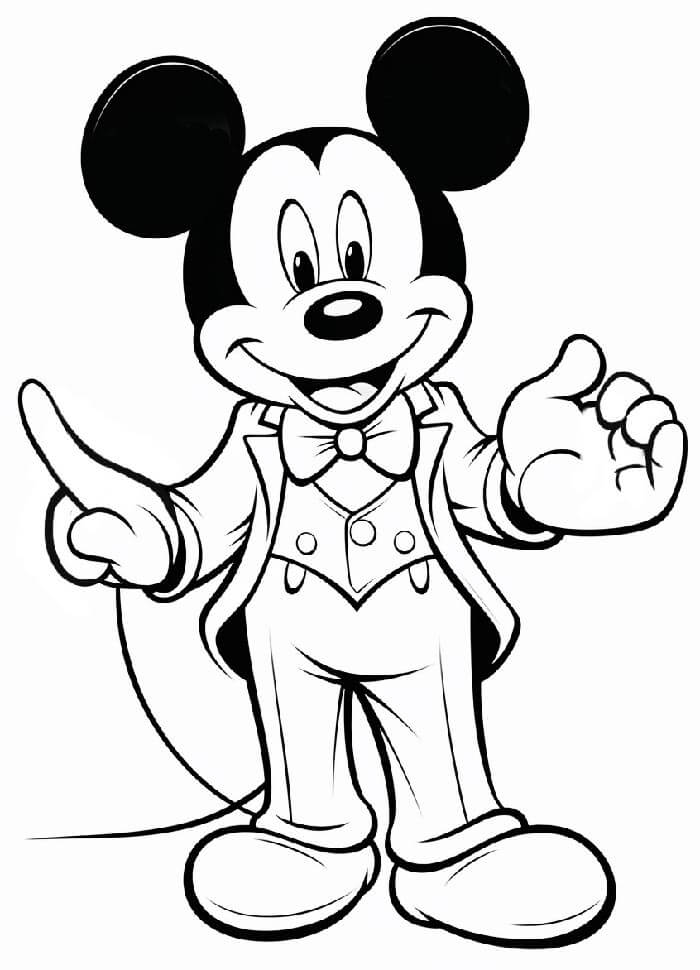 Mickey Mouse (6) Boyama Sayfası